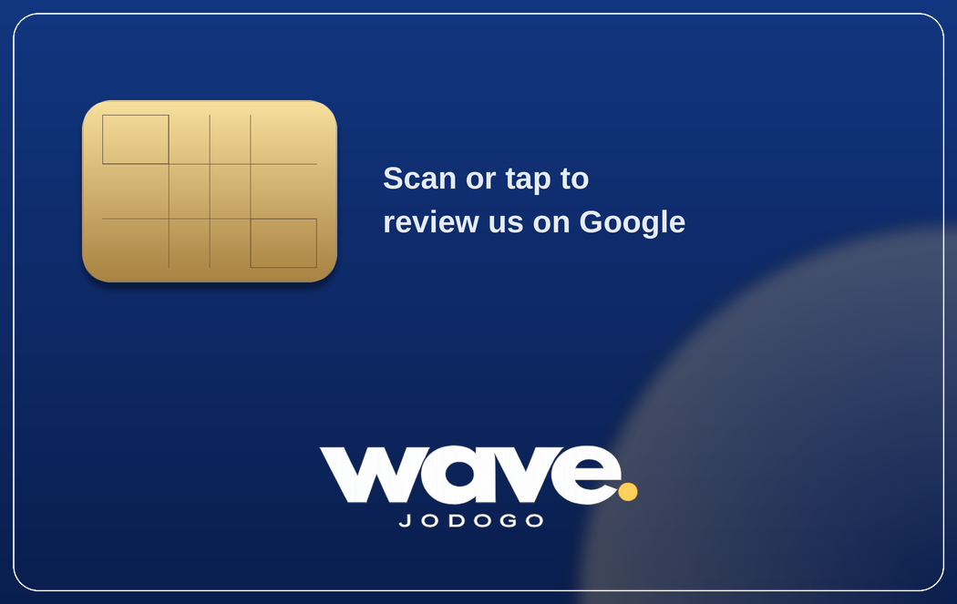 Google Reviews NFC Smart Card — Customized