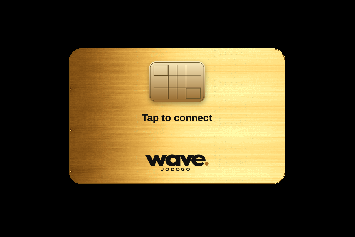 Wave Onyx - Gold